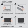 Qoltec Filtr prywatyzujący RODO do MacBook Air 13.6 cala | Magnetyczny |    Ochrona wzroku